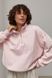 Теплий світшот oversize з вишитим написом - рожевий цвет, ONE SIZE (є розміри) 1079231422 фото 5