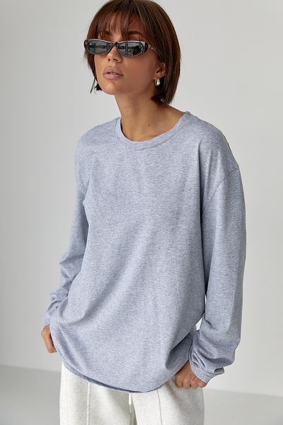 Однотонний базовий лонг oversize - сірий цвет, ONE SIZE (є розміри) 1069261022 фото