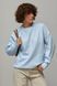В&rsquo;язаний джемпер oversize з декоративними швами - блакитний цвет, ONE SIZE (є розміри) 1078801222 фото 1