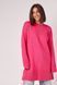 Жіноча в'язана туніка oversize із розрізами з боків - фуксія цвет, ONE SIZE (є розміри) 1060443322 фото 1
